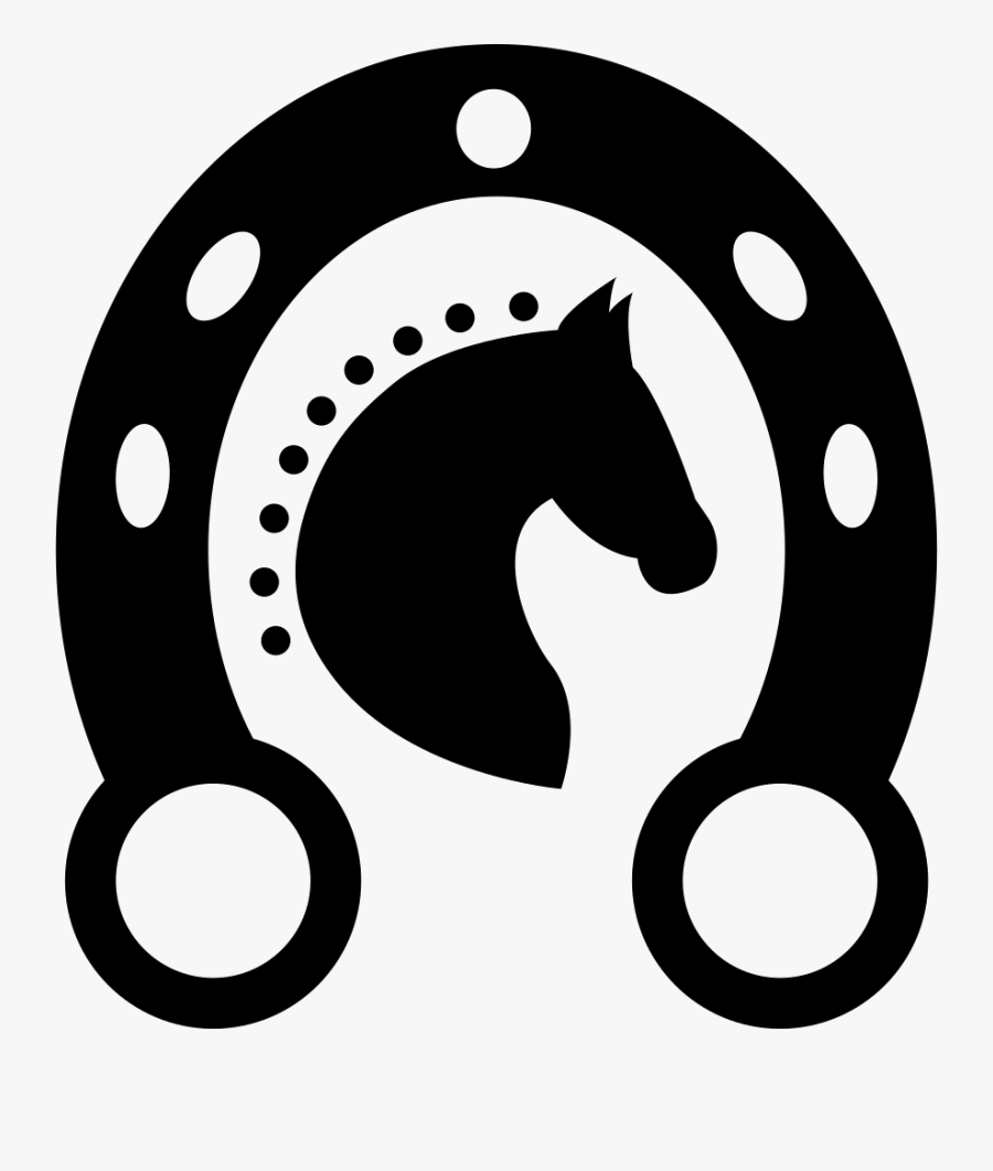 Transparent Horse Shoe Png - Herradura Silueta De Caballo, Transparent Clipart