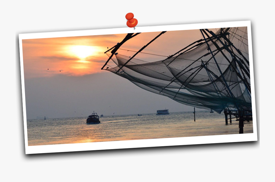 Zheng He The Admiral And Chinese Fishing Nets - Sunset, Transparent Clipart