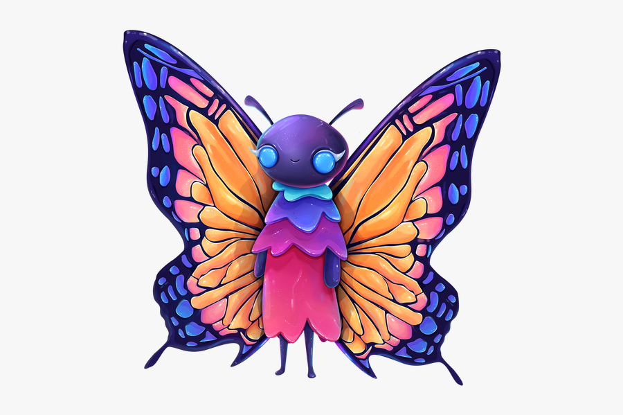 Clipart Butterfly Down Syndrome - Butterfly Avatar, Transparent Clipart
