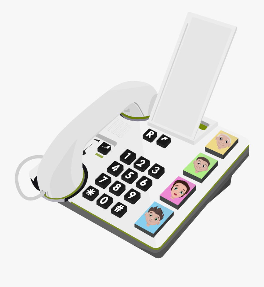Doro Telefon For Eldre, Transparent Clipart