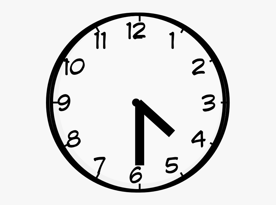 Half Past - 4 O Clock Png, Transparent Clipart