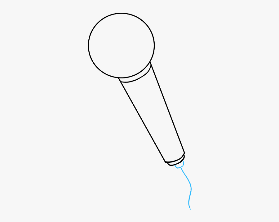 How To Draw Microphone - Drawing , Free Transparent Clipart - ClipartKey.