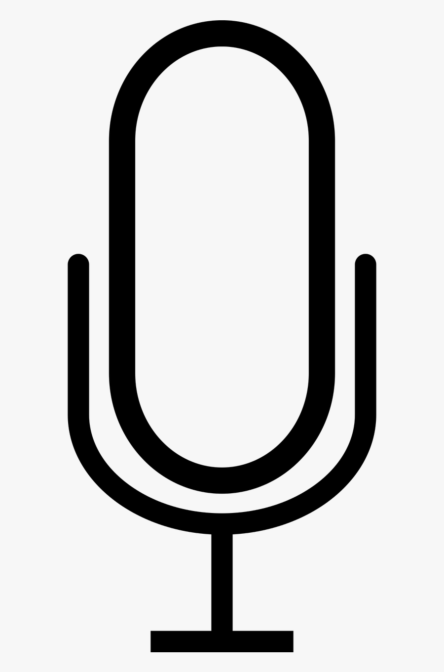 Vector Podcast Mic, Transparent Clipart