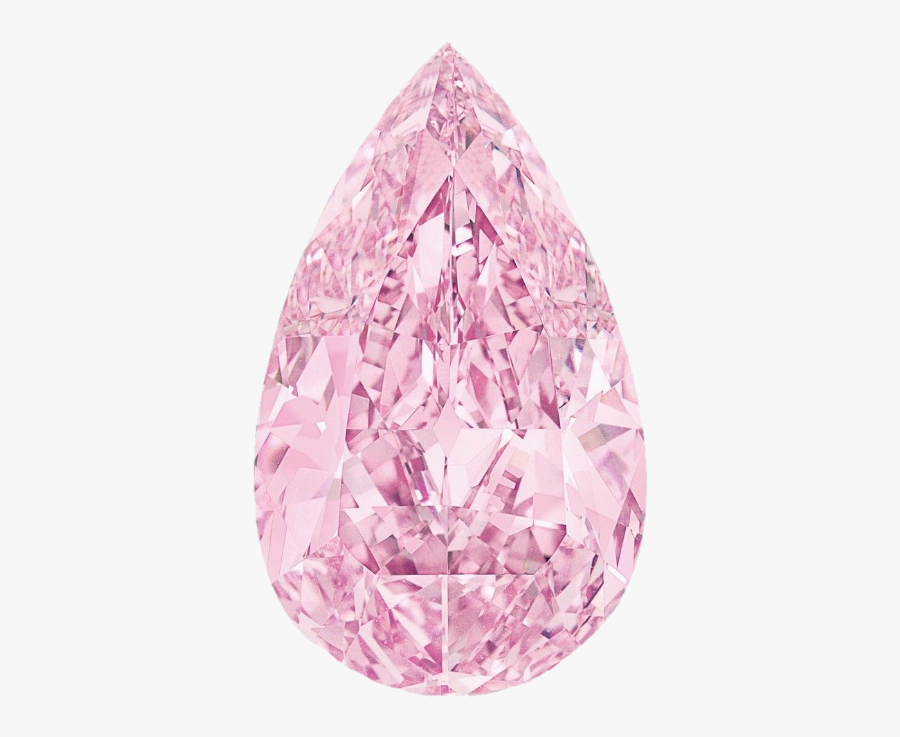 #teardrop #gem #gemstone #jewel #pinkice #drip #drop - Expensive Pink Diamond Ring, Transparent Clipart