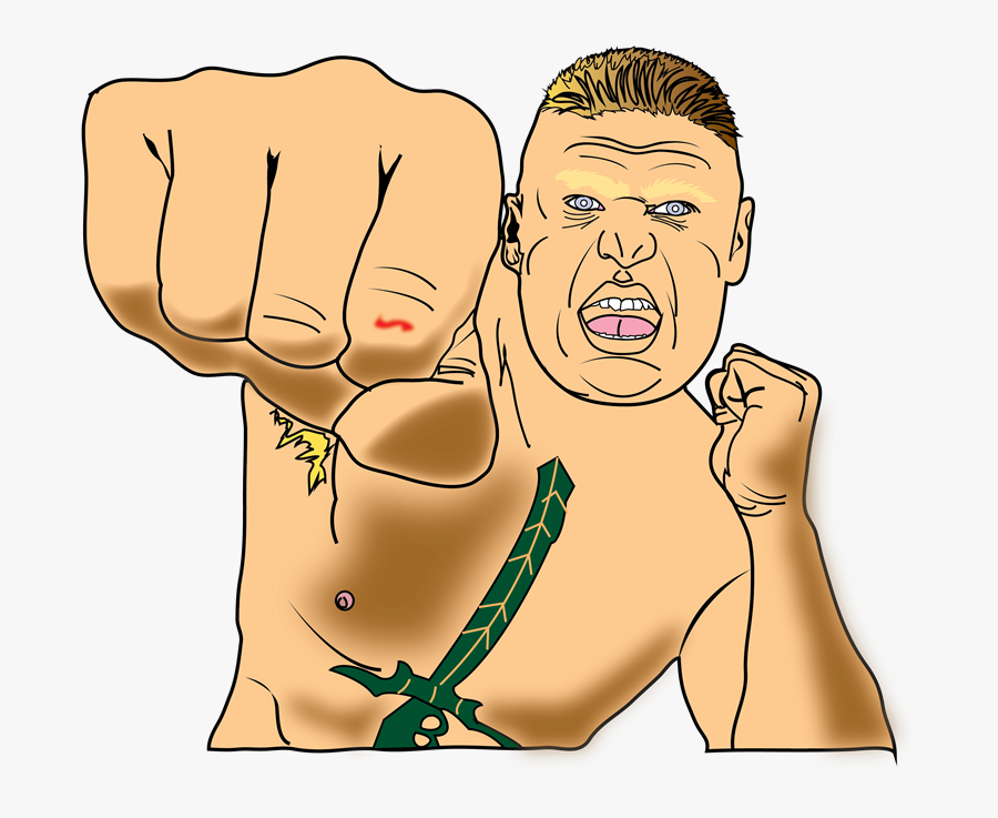 Free To Use &amp, Public Domain Athletes Clip Art - Clip Art Brock Lesnar, Transparent Clipart