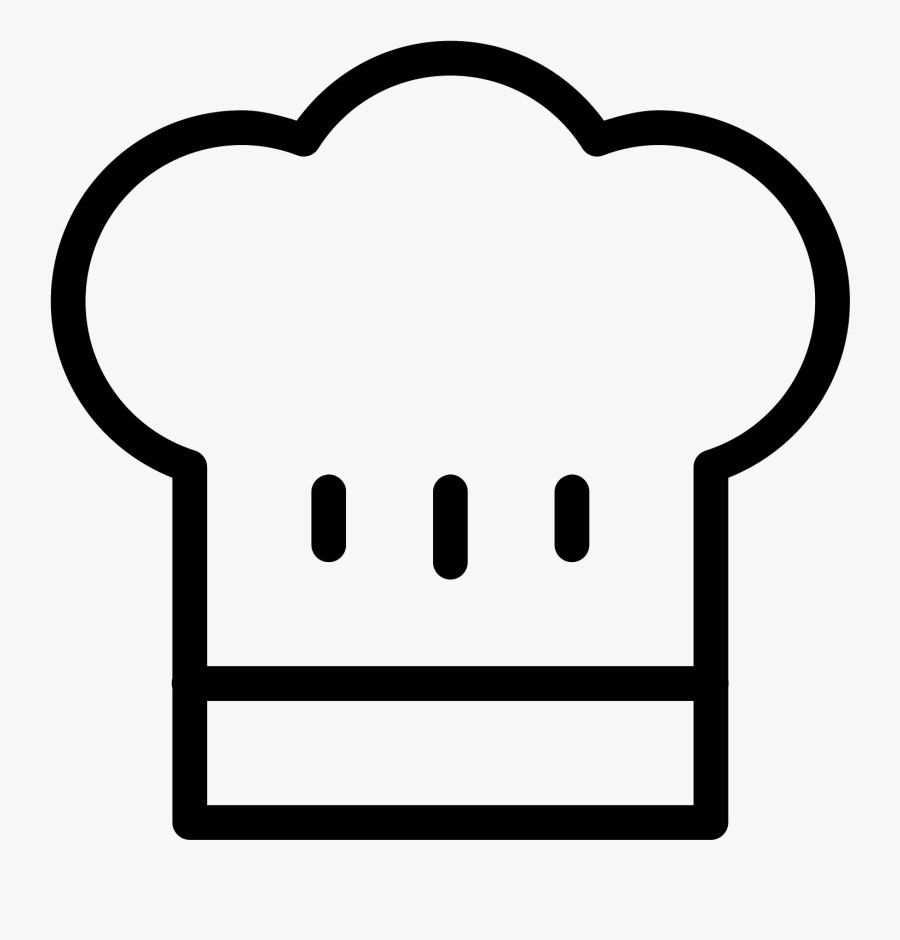 Vector Black And White Download Cap Vector White - Chef Hat Vector Png, Transparent Clipart