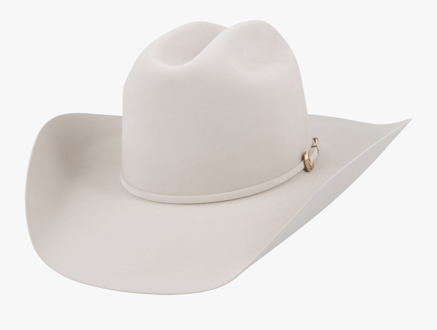 Fedora - White Cowboy Hat Transparent Background, Transparent Clipart