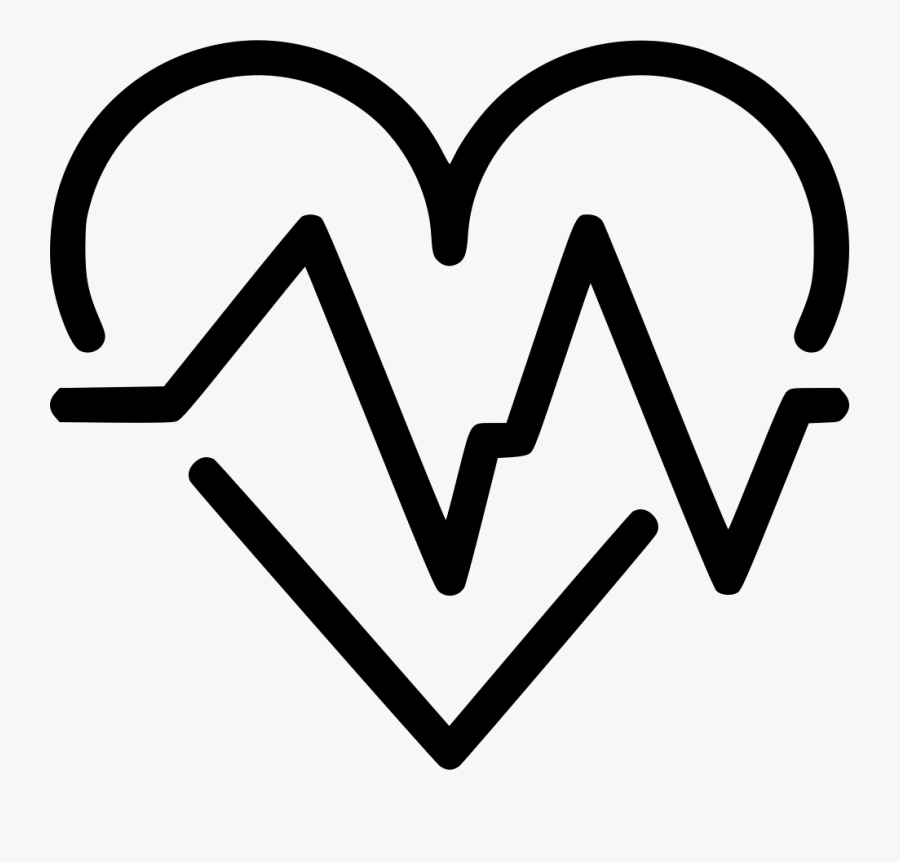 Heart Beats Png Black, Transparent Clipart