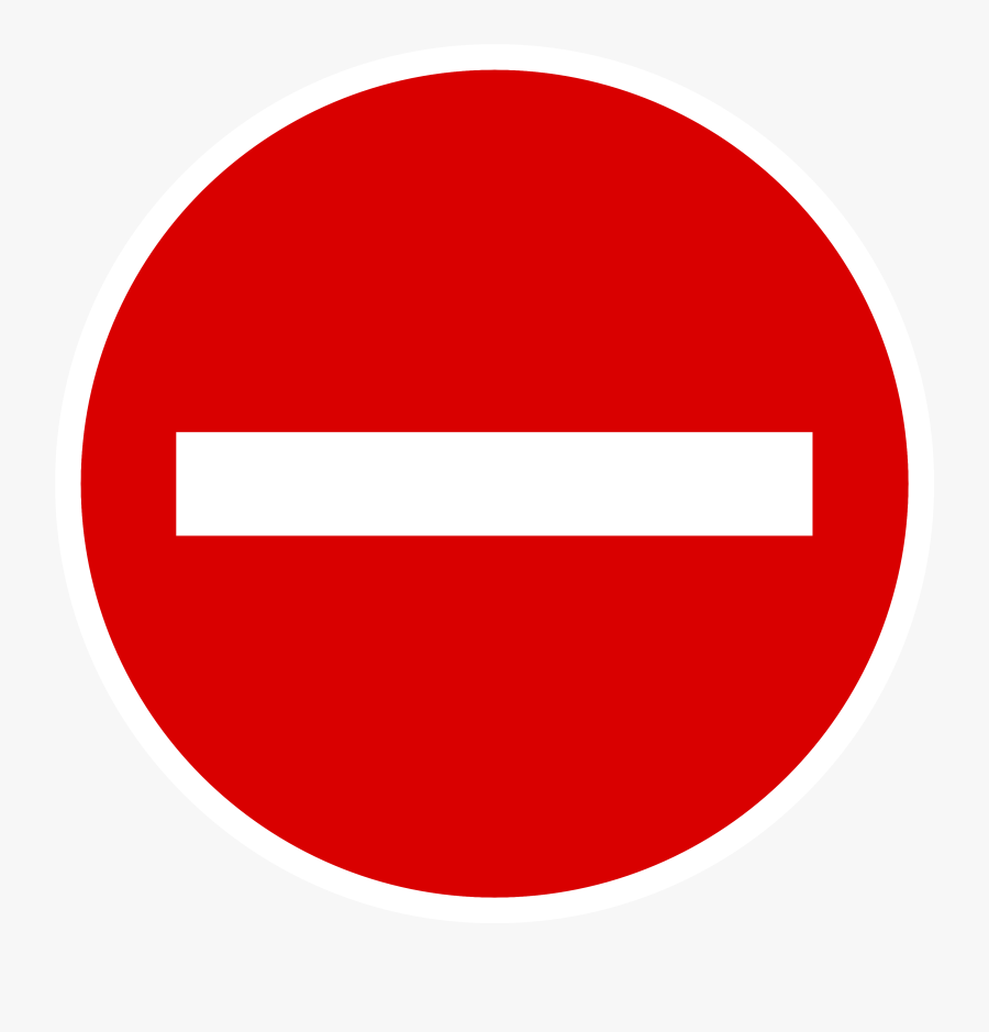 Transparent Stop Sign Png - No Entry Sign Singapore, Transparent Clipart
