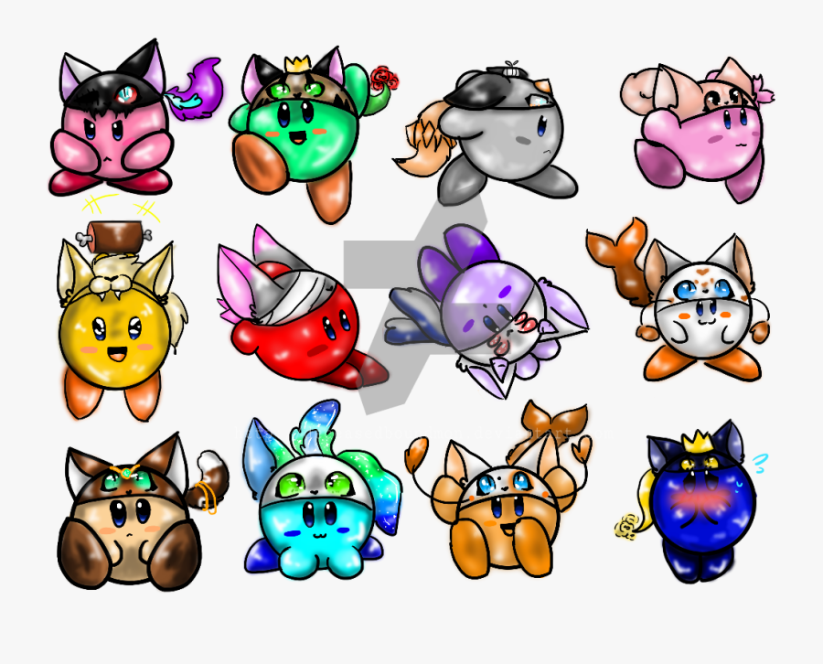 • Kirby Oc Hats •, Transparent Clipart