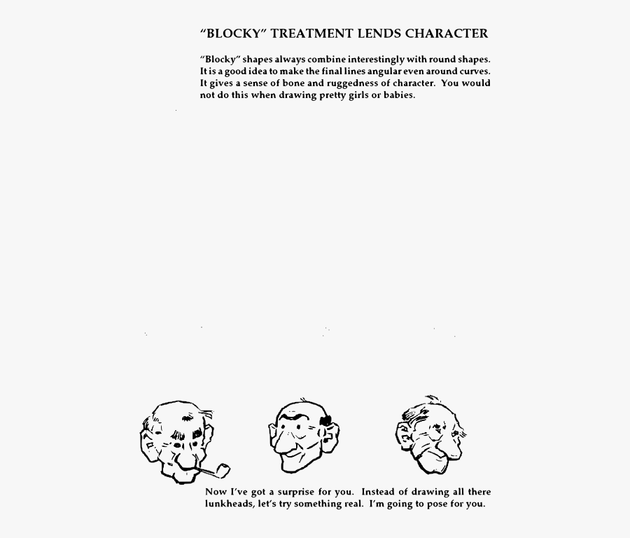 Andrew Loomis Fun With A Pencil 23 - Cartoon, Transparent Clipart