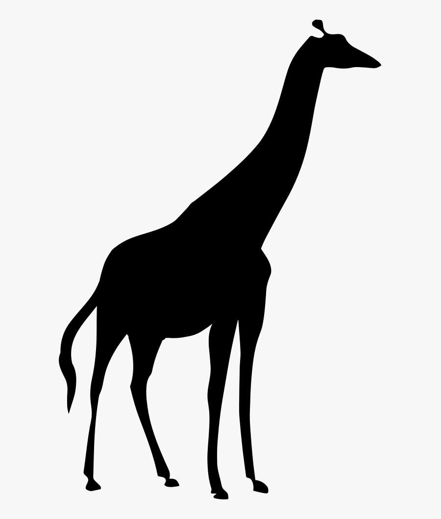 Giraffe Silhouette Transparent, Transparent Clipart