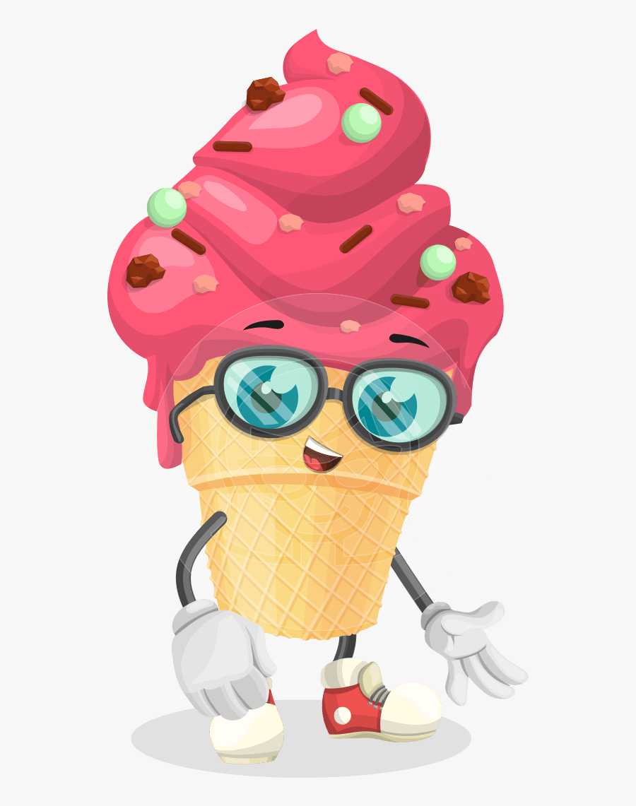 Ice Cream Vector Png, Transparent Clipart