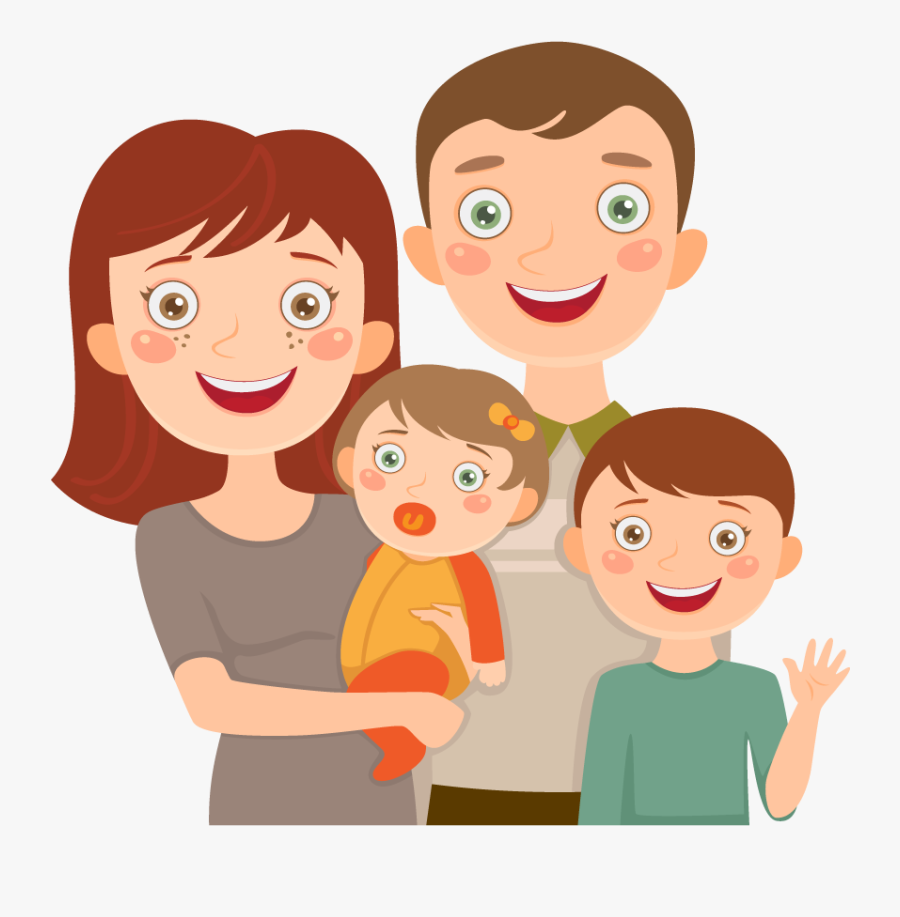 Kitchen Clipart Mother - Family With Two Daughters Clipart , Free ...