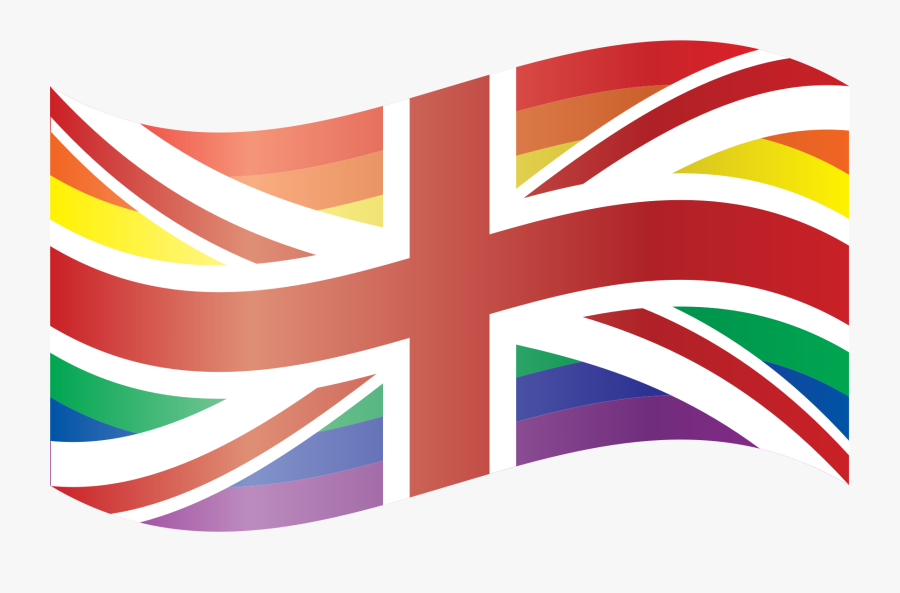 Union Jack Banner - Uk Flag Brush Stroke, Transparent Clipart