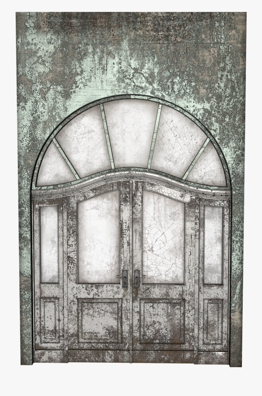 Old Front Door Png, Transparent Clipart