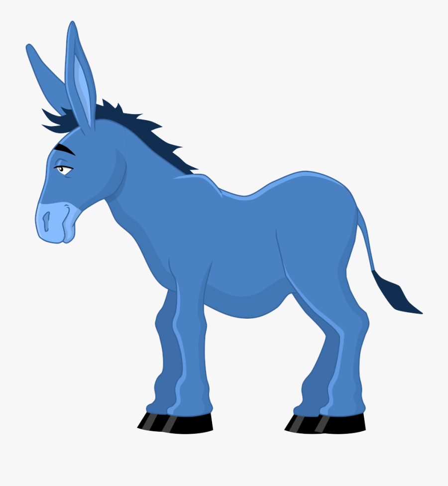 Donkey Clipart Side View - Side View Of Donkey Clipart, Transparent Clipart