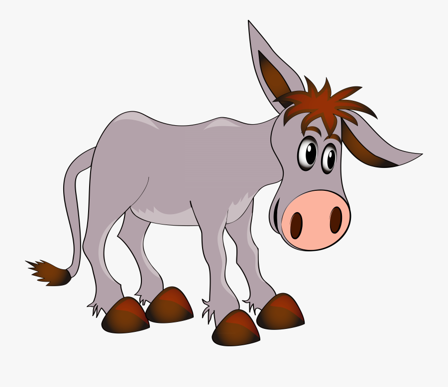 Royalty Free Donkey - Donkey Cartoon Png, Transparent Clipart