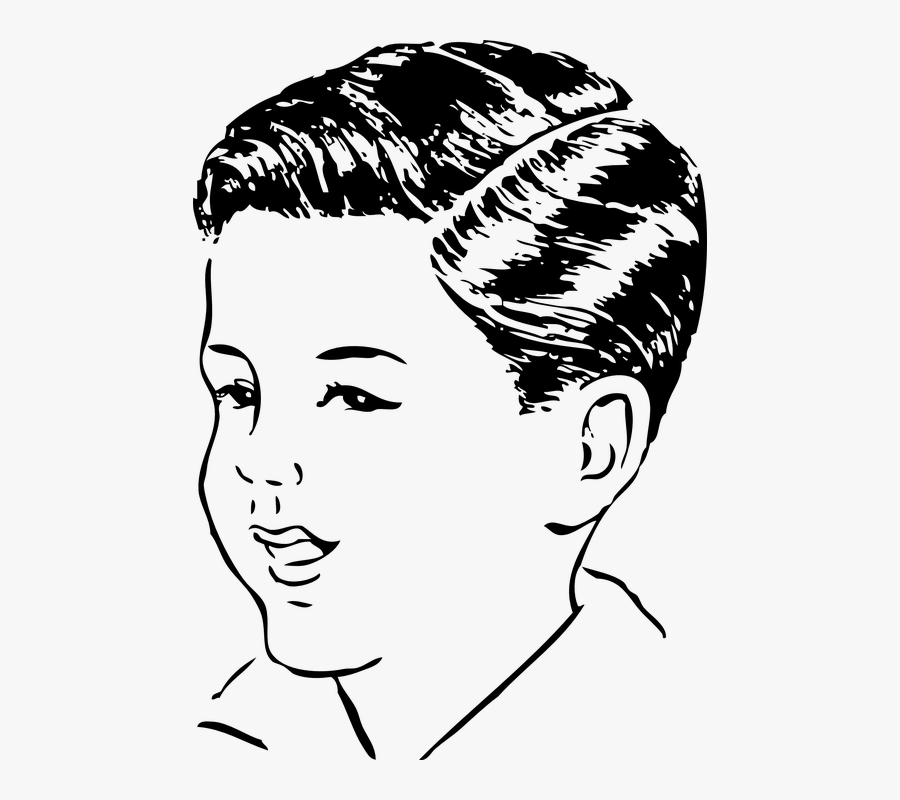 Free Vector Graphic - Part Hair Clipart, Transparent Clipart