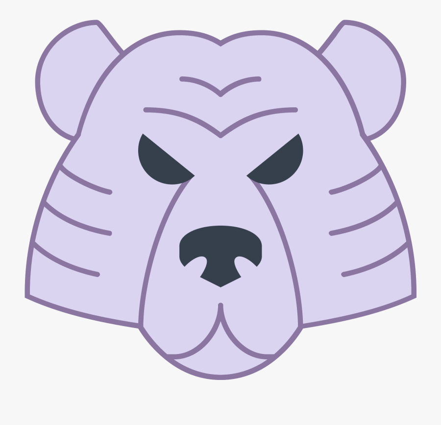 Vector Scratch Tiger Stripes - Chibi Polar Bear, Transparent Clipart