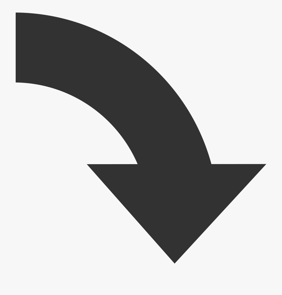 Side Down Arrow Png, Transparent Clipart