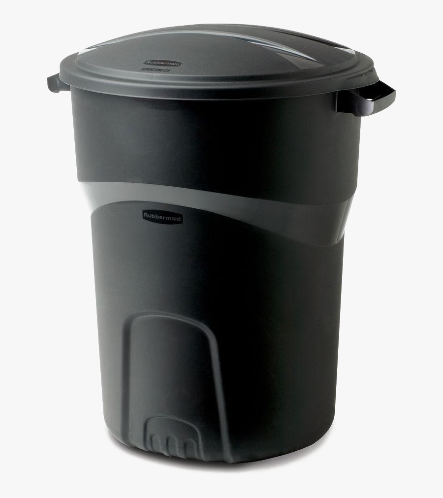 33 Gallon Trash Can, Transparent Clipart