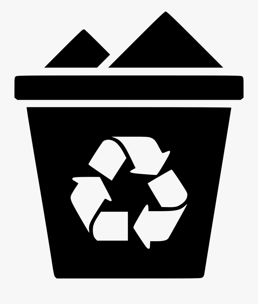 Waste-container - Recycle Bin Icon Vector, Transparent Clipart
