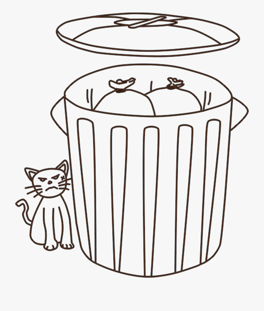 Trash Clipart Sampah - ระบายสี ของ ใช้ การ์ตูน, Transparent Clipart