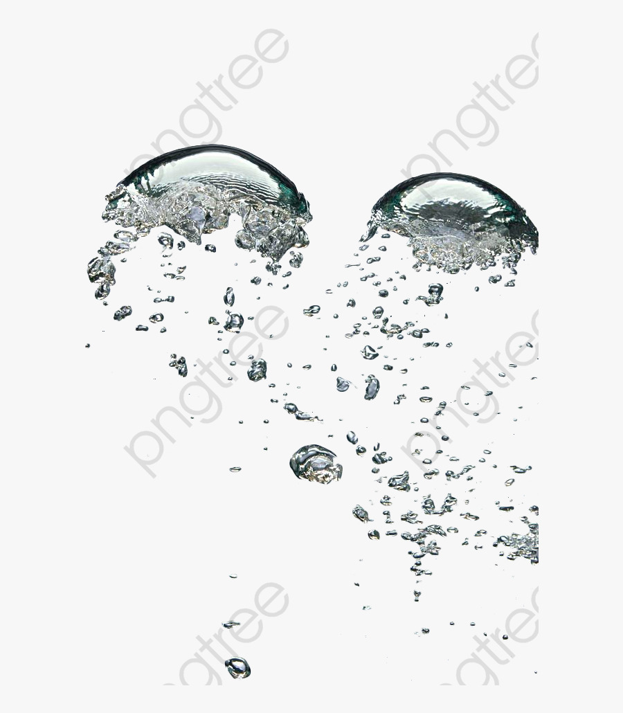 Transparent Bubbles Clipart Black And White - Broken Bubble Png, Transparent Clipart