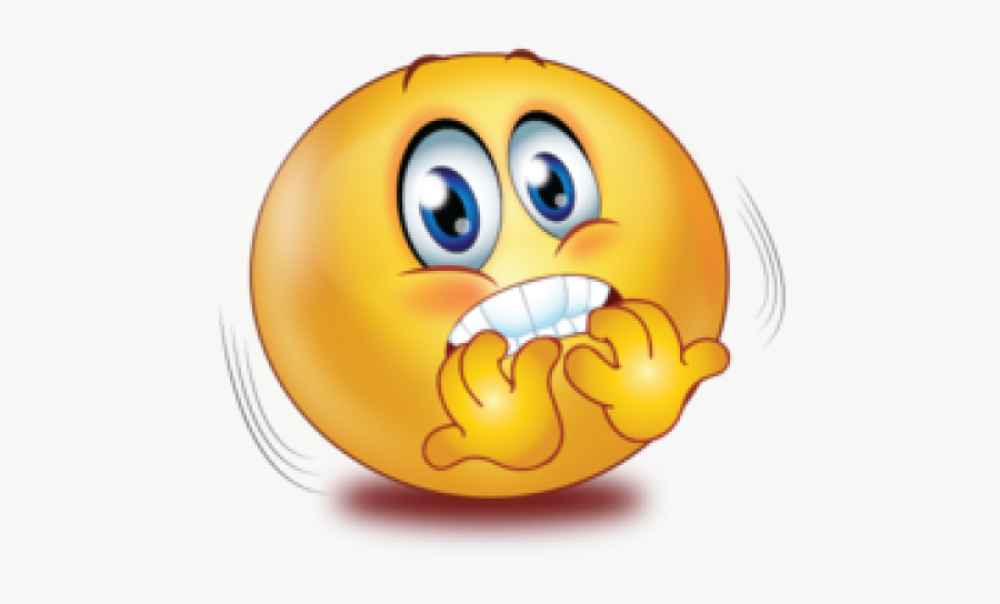 Emoji Face Clipart Frightened Face - Happy Biggest Smile Emoji, Transparent Clipart