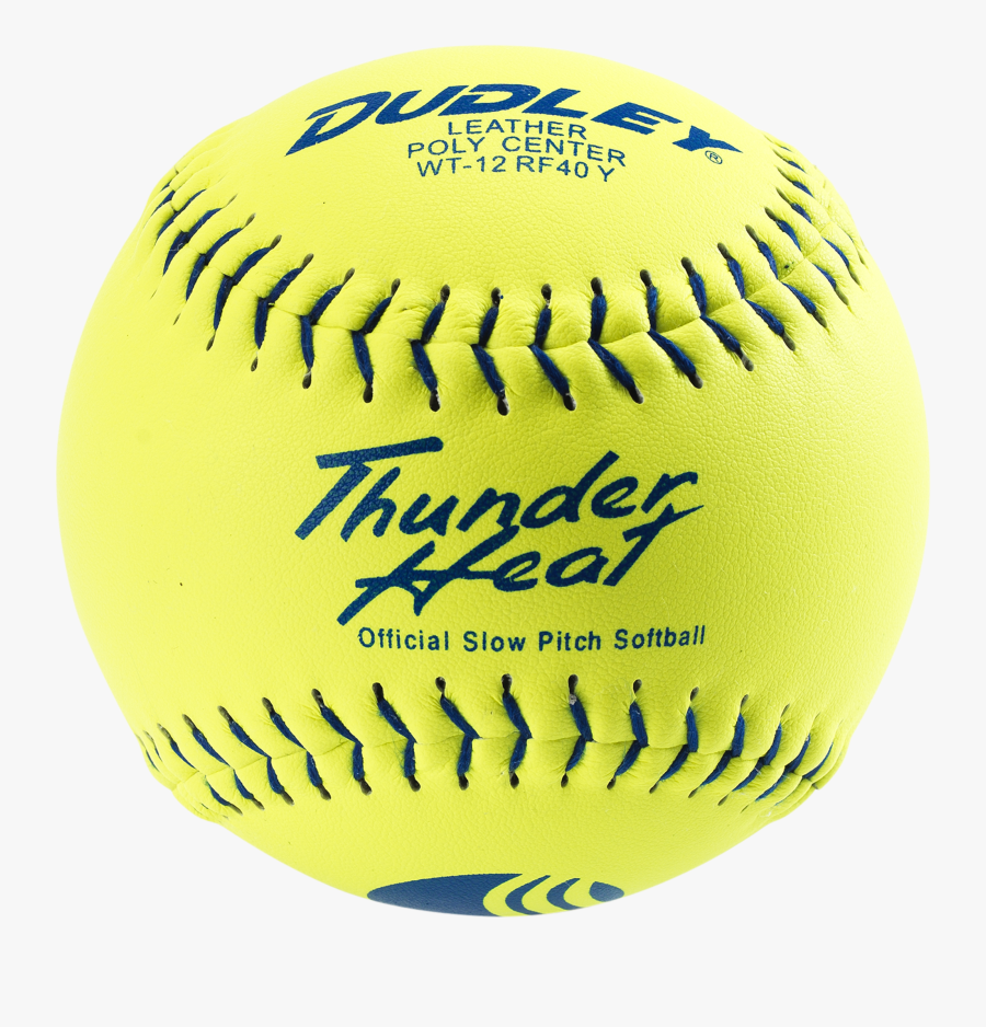 Dudley Thunder Heat Softballs, Transparent Clipart