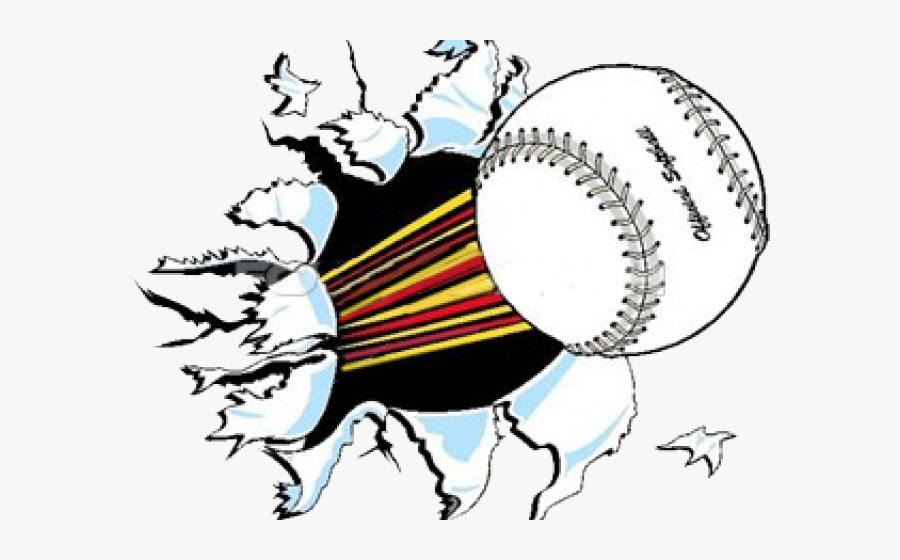 Cool Softball Clip Art, Transparent Clipart