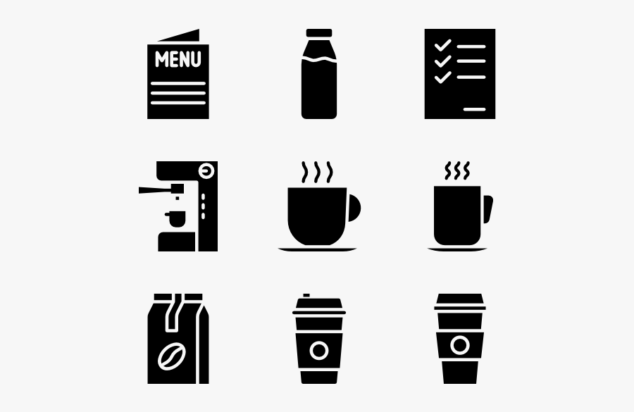 Coffee - Espresso Icon Vector Free, Transparent Clipart
