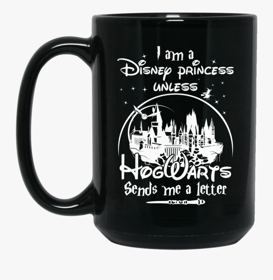 Clip Art Letter Coffee Mug - Disney Princess Until Hogwarts, Transparent Clipart
