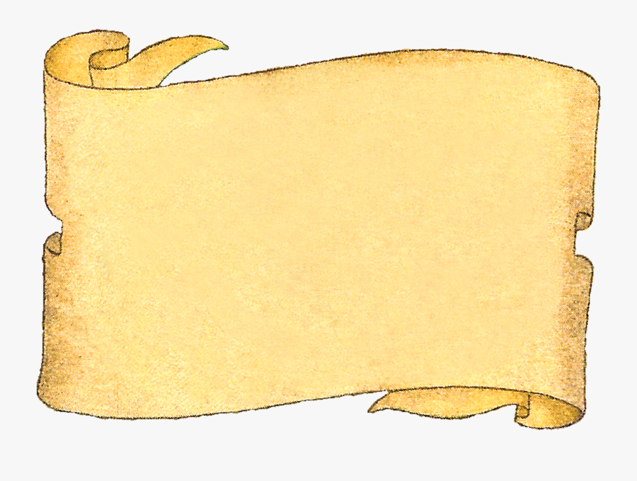 Transparent Blank Scroll Clipart - Blank Scroll, Transparent Clipart