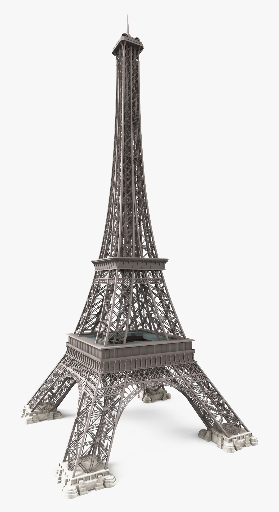 Eiffel Tower 3d Computer Graphics 3d Modeling 3d Printing - 3d Eiffel Tower Paris, Transparent Clipart