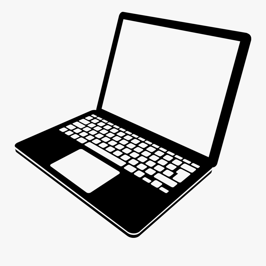 Computer Keyboard Icons Handheld - Computers Black And White, Transparent Clipart