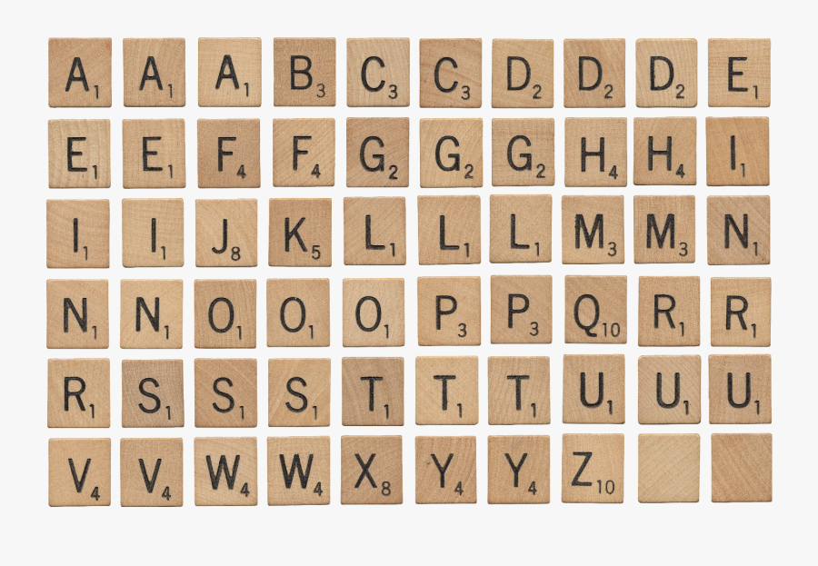 Clip Art Png Transparent Images Pluspng - Scrabble Letters Transparent, Transparent Clipart