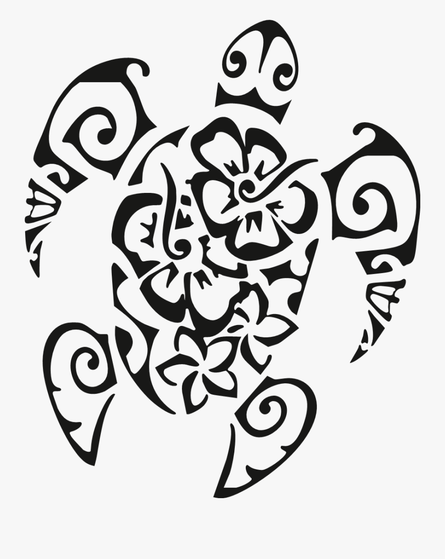 Hawaiian Turtle Clip Art, Transparent Clipart