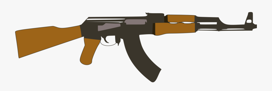 Gun Accessory,machine Gun,weapon - Ak 47 Clipart, Transparent Clipart
