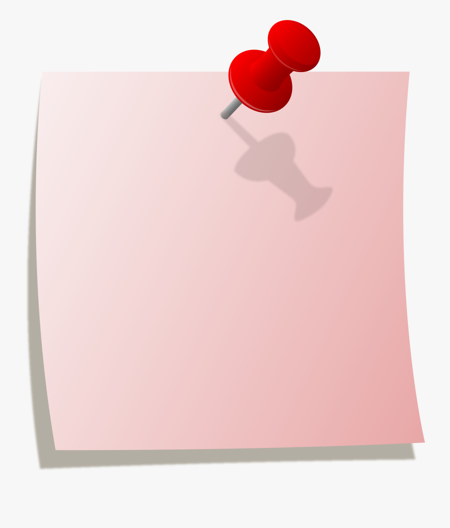 Transparent Sticky Note Png - Pink Sticky Note Png, Transparent Clipart