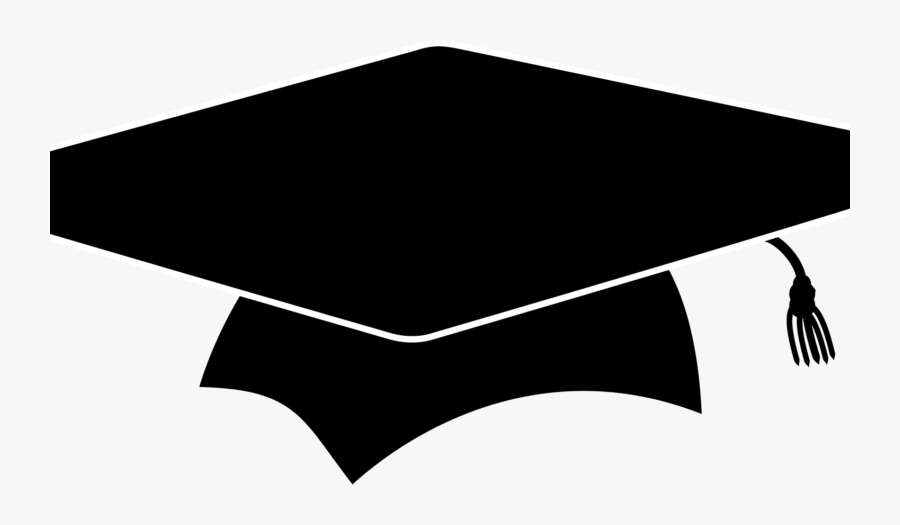 Graduation Cap Silhouette Png, Transparent Clipart