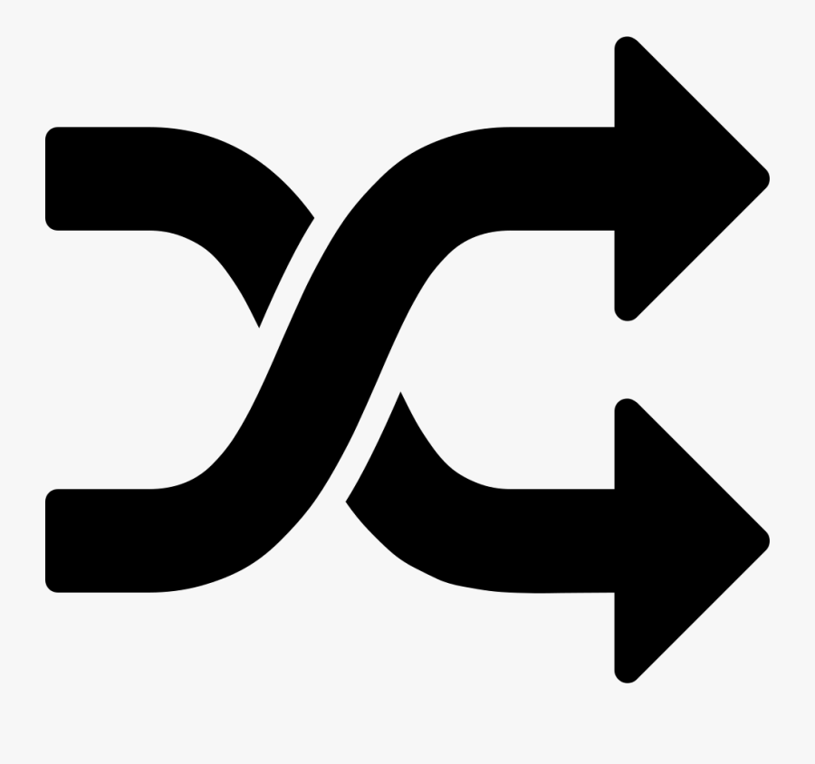 Couple Of Arrows Changing Places - Random Icon Png, Transparent Clipart