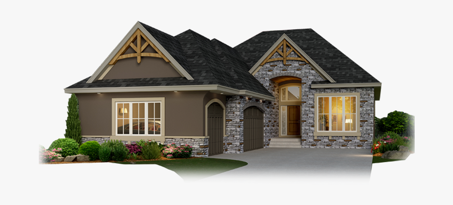 Bungalow House Png, Transparent Clipart