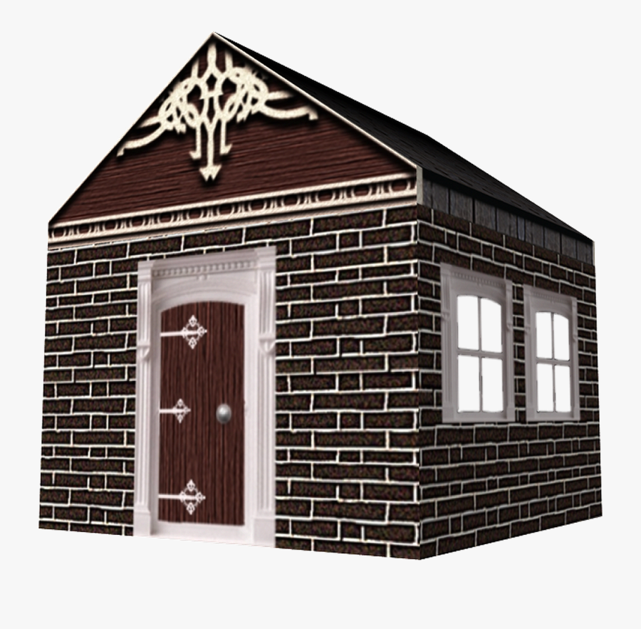 Clip Art Small Brick House - Transparent Brick House 3d Png, Transparent Clipart