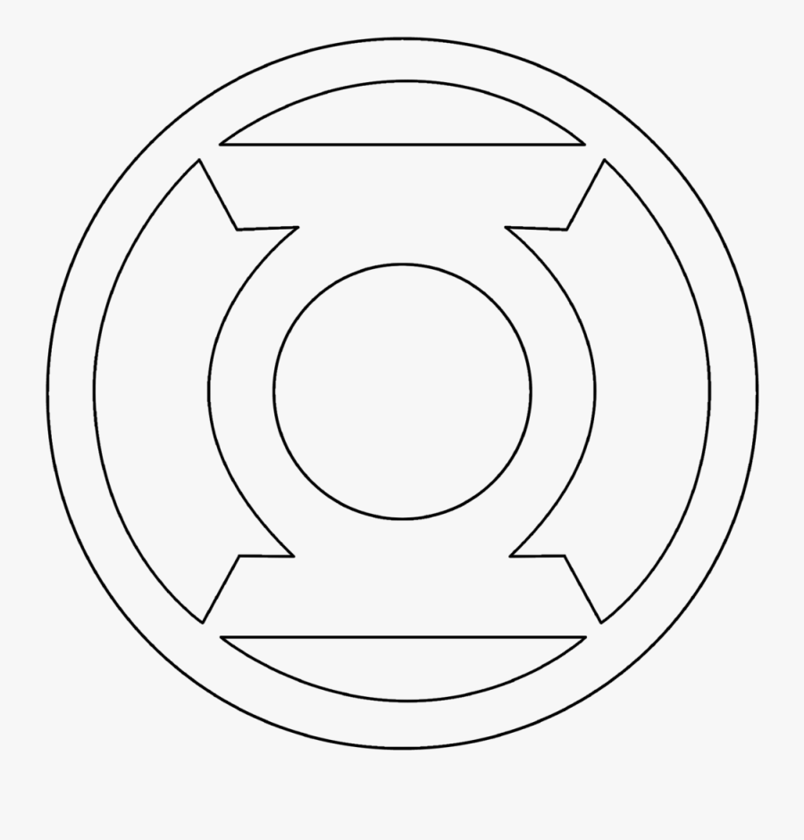 Batman Logo Drawing - Green Lantern Symbol Drawing, Transparent Clipart