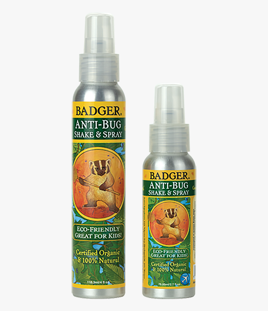 Organic Natural Bug Spray Repellent Badger V=1530208898 - Reptile, Transparent Clipart