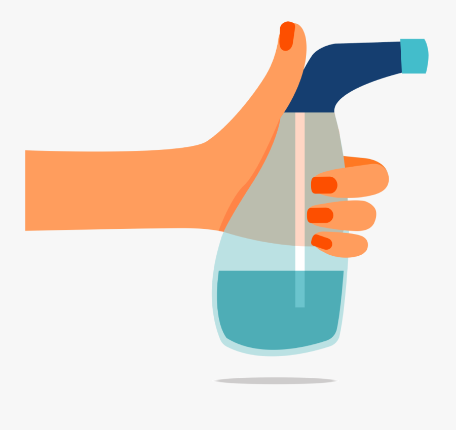 Antibacterial Sprays Will Not Protect Your Surfaces - Illustration, Transparent Clipart