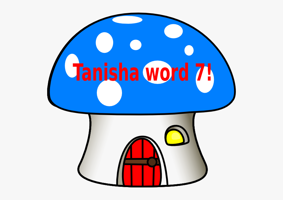 Drawing Of Mushroom House, Transparent Clipart