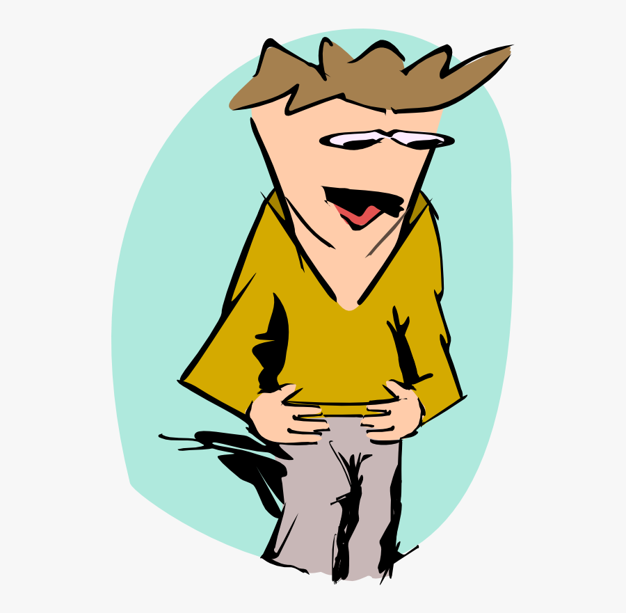 Sad Looking Man With Wild Hair - Sad People Cartoon Png, Transparent Clipart